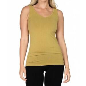 NEW M.RENA reversible v-scoop neck tank top in willow